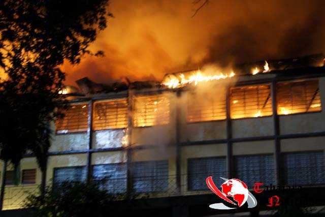 Escola municipal vai abrigar alunos de colégio incendiado em Cambara