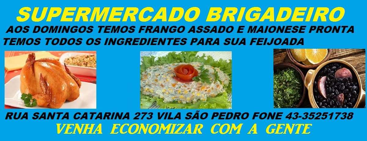 DELICIOSA COSTELA E FRANGO ASSADO E MAIONESE NO SUPERMERCADO BRIGADEIRO