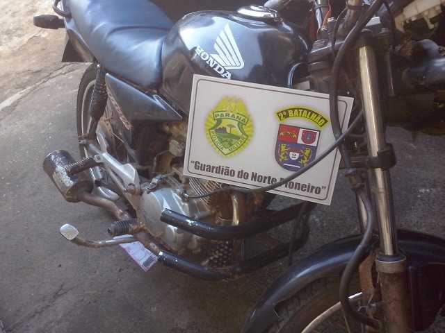 motocicleta recuperada Japira