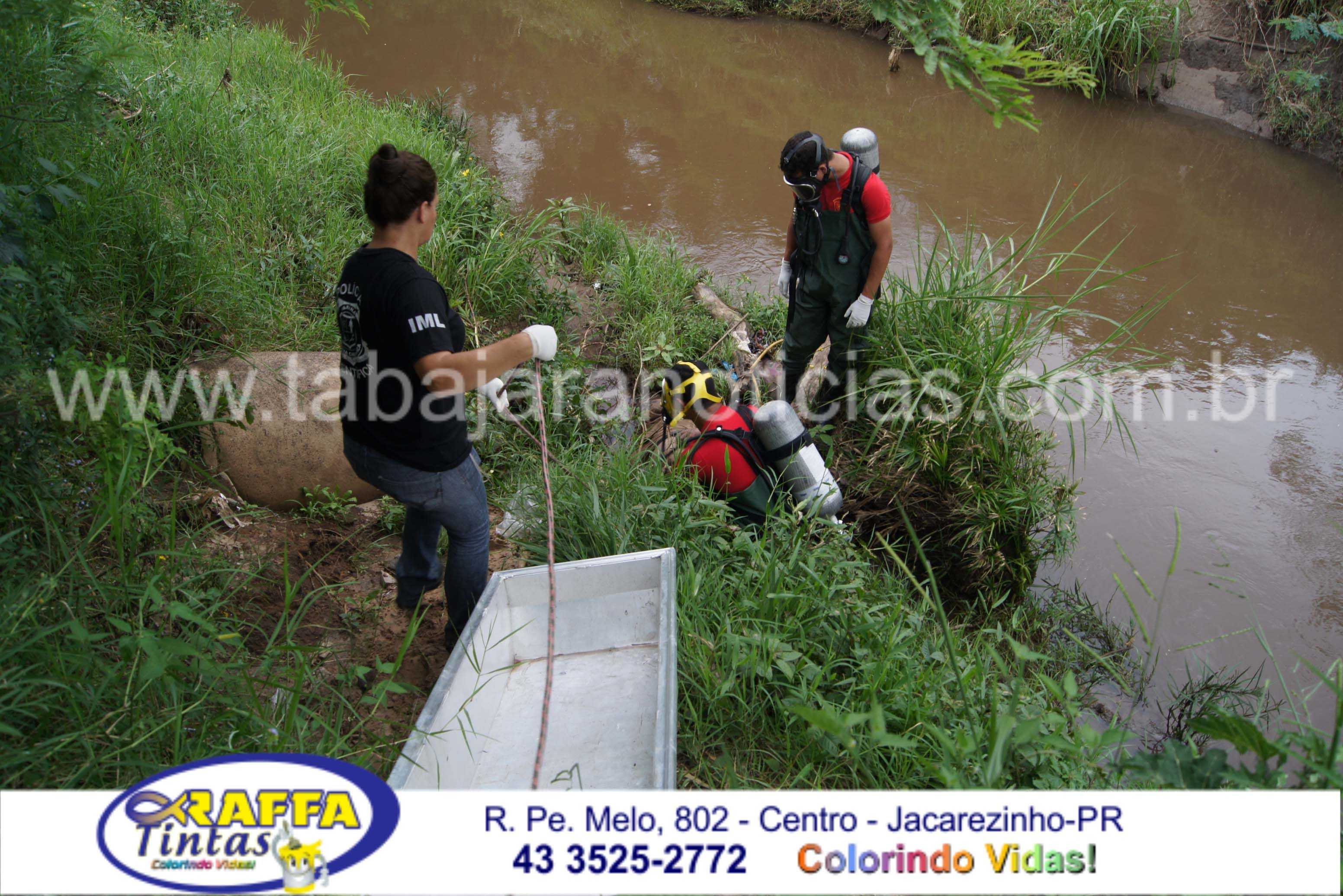 POLICIA ENCONTRA CORPO DE HOMEM AS MARGENS DE RIBEIRÃO PRÓXIMO AO PANORAMA EM JACAREZINHO