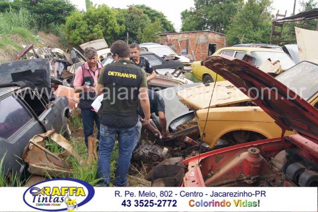 POLICIA CIVIL DE JACAREZINHO REALIZA ( OPERAÇÃO DESMANCHE ) EM LOCAIS DE VENDA E DESMANCHES DE CARROS
