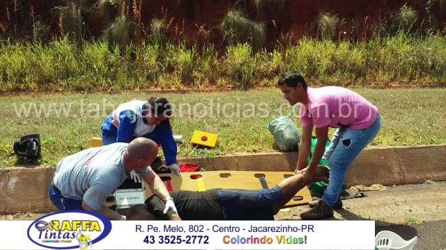 Idoso sem documentação é encontrado caído na beira da Rodovia 369 próximo a Cambará/PR