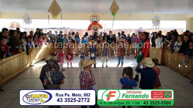 5º Arraiá na Escola Professor Renato Azzolini atraiu grande publico no ultimo sábado