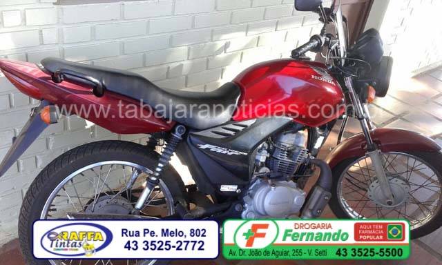 Policiais Militares da Cidade de Cambará localiza motocicleta furtada em Jacarezinho e prende o Receptador
