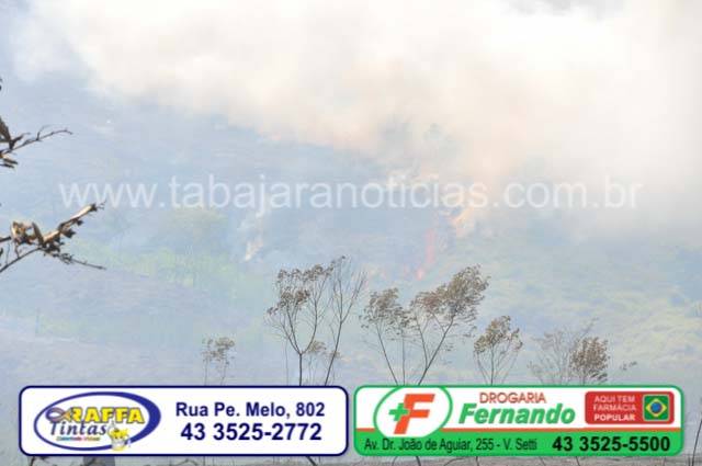 INCÊNDIO AMBIENTAL DESTRÓI GRANDE ÁREA DE PRESERVAÇÃO NA VILA RURAL