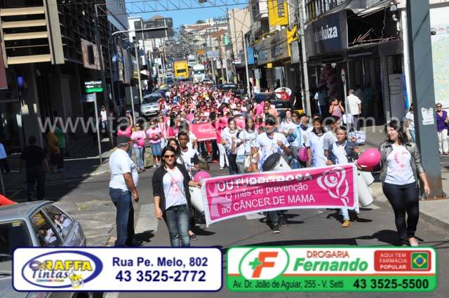 PASSEATA DE INICIO DA CAMPANHA OUTUBRO ROSA