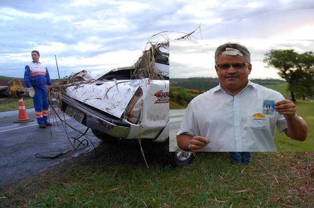 EMPRESÁRIO FICA FERIDO EM CAPOTAMENTO NO KM 28 DA BR 153 EM JACAREZINHO