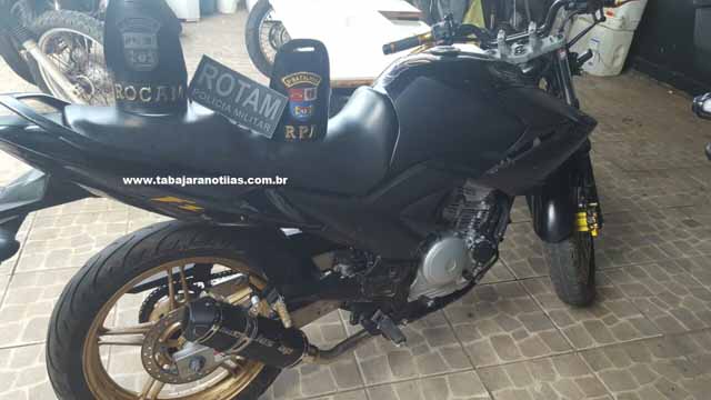 Rocam recupera moto furtada em Santo Antonio da Platina