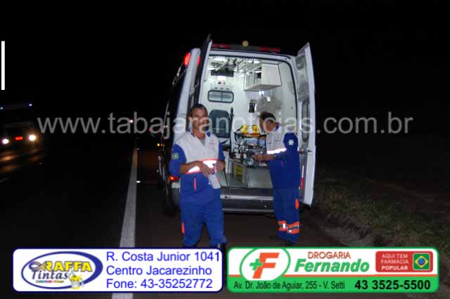 Quati causa acidente com moto na BR 153 em Jacarezinho