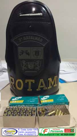 ROTAM APREENDE MUNIÇÕES EM JACAREZINHO