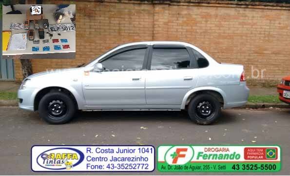 Equipe da força tática de Assis recupera carro furtado no mes de Janeiro em Jacarezinho