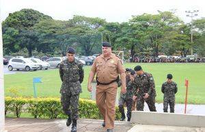 2º BATALHÃO RECEBE VISITA DE INSPEÇÃO DO COMANDANTE DO 13º BIB/EXERCITO BRASILEIRO