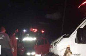 Ambulância do Samu de Jacarezinho se envolve em acidente na BR 369