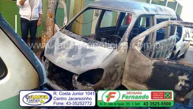 Incêndio criminoso em Cambara - Tabajara Noticias
