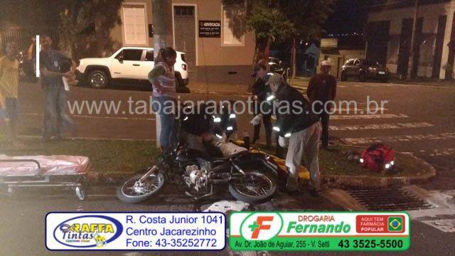 Acidente de moto - Tabajara Noticias