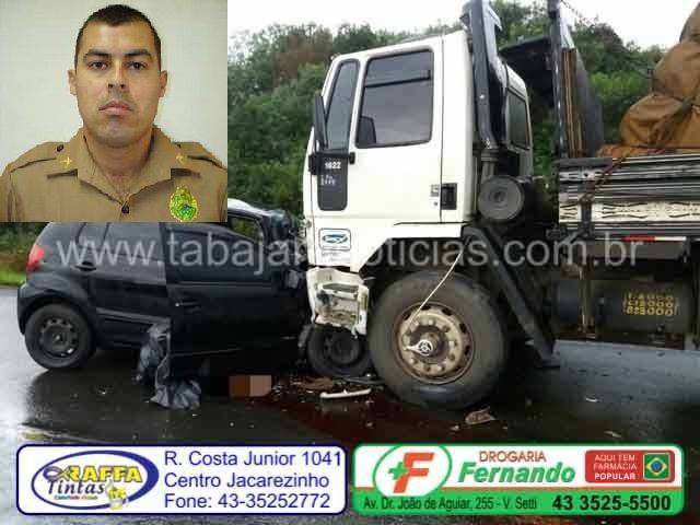 Policial morre em acidente - Tabajara Noticias