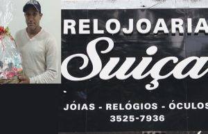 Ganhador da cesta de dia dos namorados da Relojoaria Suiça de Jacarezinho