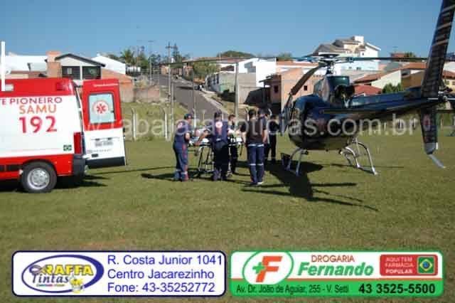 Helicóptero Samu - Tabajara Noticias
