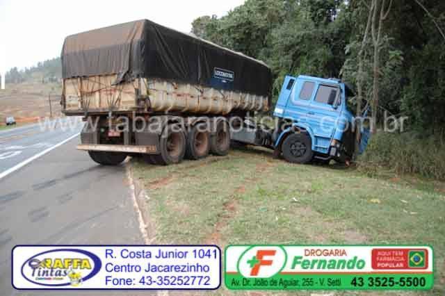 Acidente com carreta - Tabajara Noticias