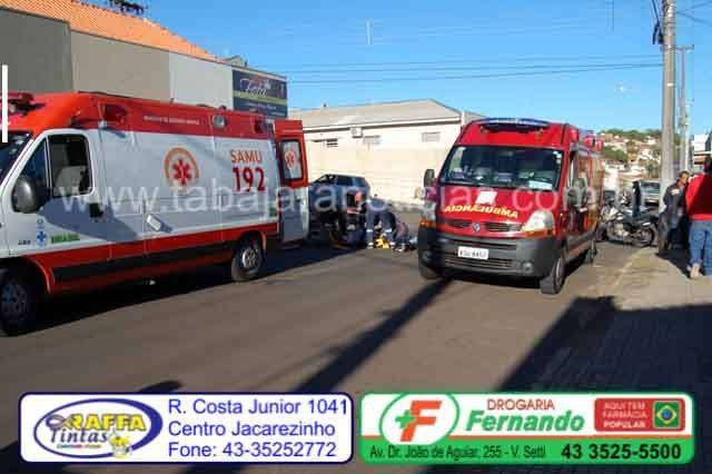 Acidente de moto - Tabajara Noticias