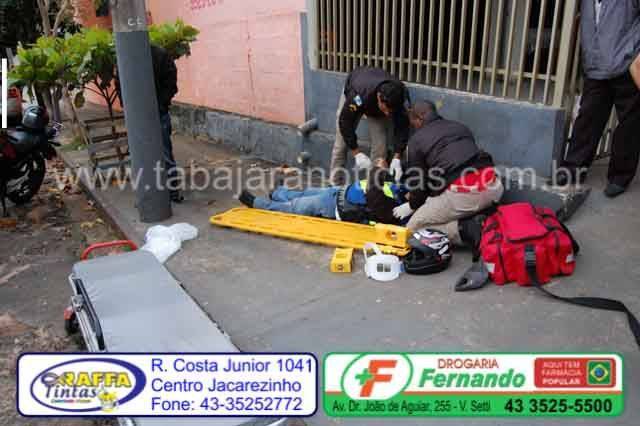 Acidente carro x moto Vila São Pedro - Tabajara Noticias