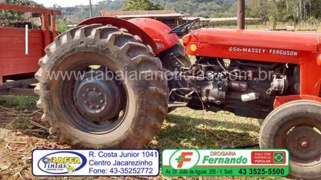 homem atropelado por trator - Tabajara Noticias