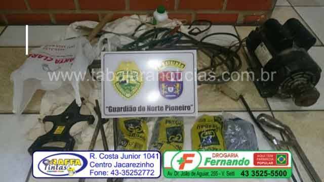 Produtos furtados - Tabajara Noticias