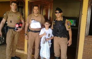 PM REALIZA SONHO DE GAROTINHO EM RIBEIRÃO CLARO