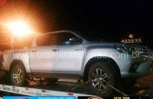 POLÍCIA MILITAR RECUPERA HILUX ROUBADA EM ANDIRÁ, DENTRO DE ESTACIONAMENTO EM OURINHOS