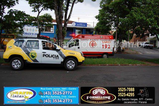 Acidente moto x carro - Tabajara Noticias