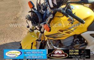 Acidente deixa motociclista gravemente ferido no km 42 da BR 153 em Santo Antonio