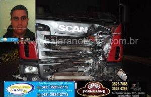 Motociclista morre ao bater de frente com carreta na PR 092 em Joaquim Távora