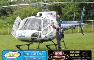 Helicóptero do Samu realiza mais um voo pela vida em Jacarezinho