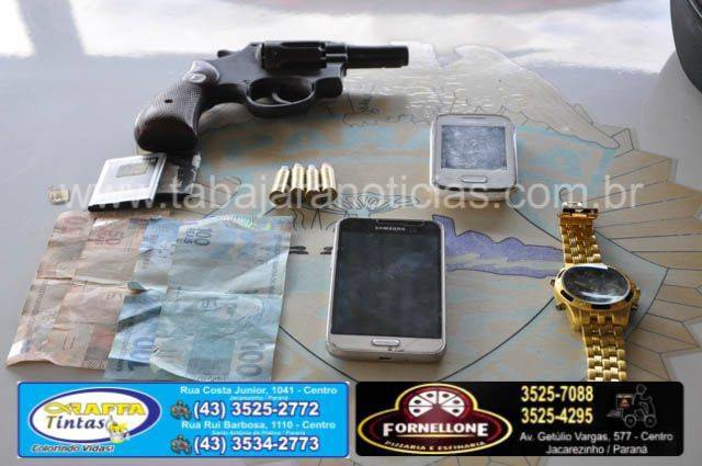 Prisão de assaltante - Tabajara Noticias