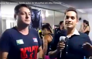 Jacarezinhense faz sucesso dando aulas de Muaythai em Alta Floresta MT
