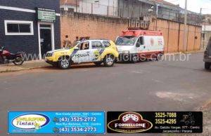 Motociclista foge da policia mas é pego após sofrer acidente próximo a delegacia em Jacarezinho