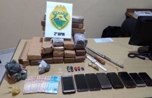 POLÍCIA MILITAR DESARTICULA MAIS UM GRUPO DE NARCOTRAFICANTES EM SANTO ANTÔNIO DA PLATINA.