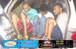 Força Tática e Equipe de RP recapturam três foragidos da cadeia de Cambará que estavam escondidos em Canitar