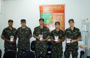 Tiro de Guerra 05-007 – Participa de campanha de doação de sangue no Hemocentro de Jacarezinho-PR