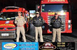 Criança de apenas 9 dias se engasga ao ser amamentada e é salva pelos Bombeiros em Jacarezinho