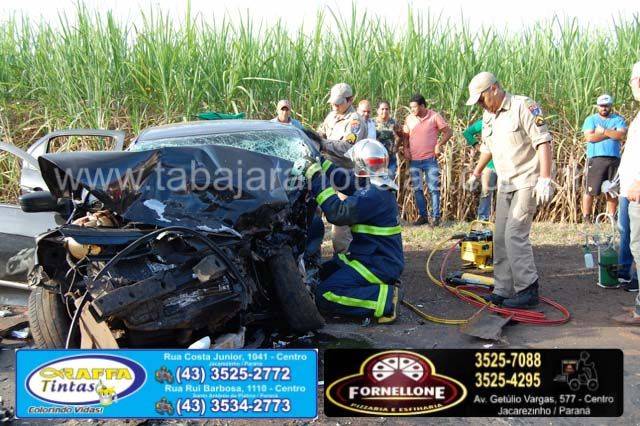 Acidente deixa um morto e quatro feridos na PR 431 - Tabajara Noticias