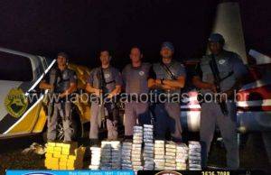 Helicóptero faz pouso forçado por falta de combustível e é preso com 140 quilos de cocaína em cambara