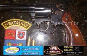 Policia Militar prende homem com arma de fogo na Vila Silas