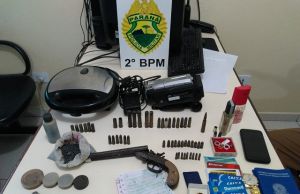 Policia Militar de Cambará recupera produtos furtados em Bandeirantes