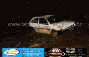 Óleo na pista provoca acidente na Curva do S na PR 431 entre Cambara e Jacarezinho
