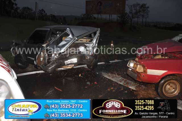 Acidente entre tres carros na BR 153 - Tabajara noticias