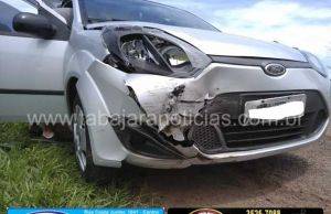 Mais um acidente no trevo da Vila Rural na BR 153 em Jacarezinho