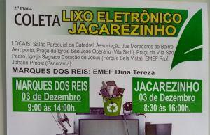 Coleta de lixo eletrônicos em Jacarezinho