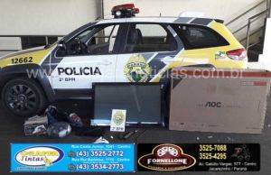 Policia Militar recupera moto e produtos furtados em Jacarezinho