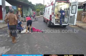 Mulher sofre queda de bicicleta no Aeroporto e população reclama demora no atendimento